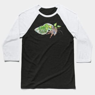 Hermit Crab Terrarium Baseball T-Shirt